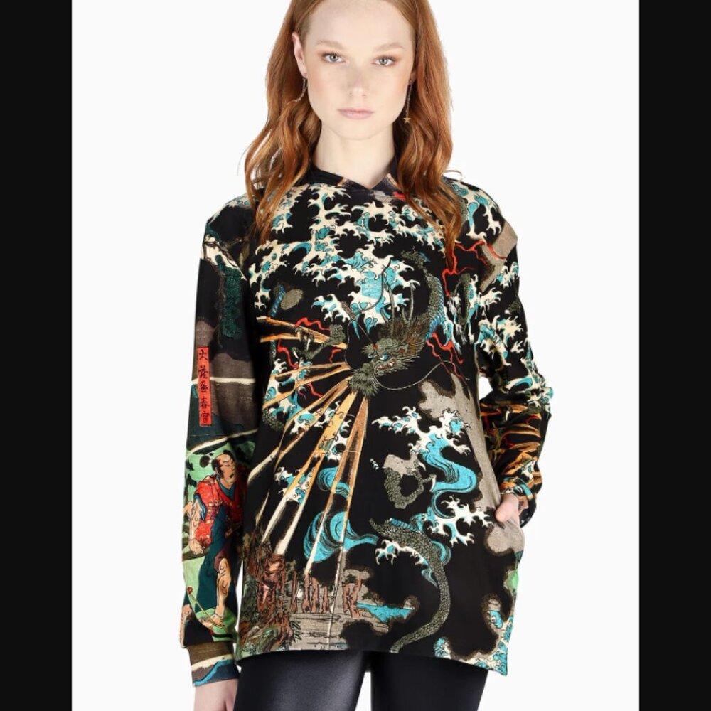 Blackmilk Thunder God Dragon Hoodie Sweater Sweatshirt